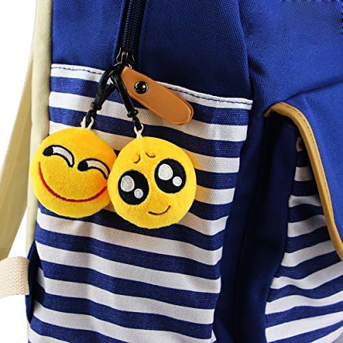 Dreampark 80 Pack Mini Emoticon Keychains