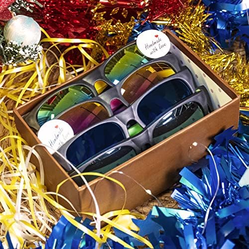 Cawiew 48 Pack Neon Plastic Sunglasses with UV400 Protection