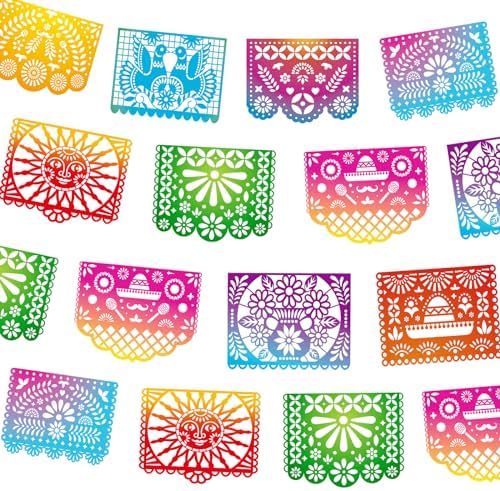 Mexican Party Banners 5 Packs 82 Ft Long