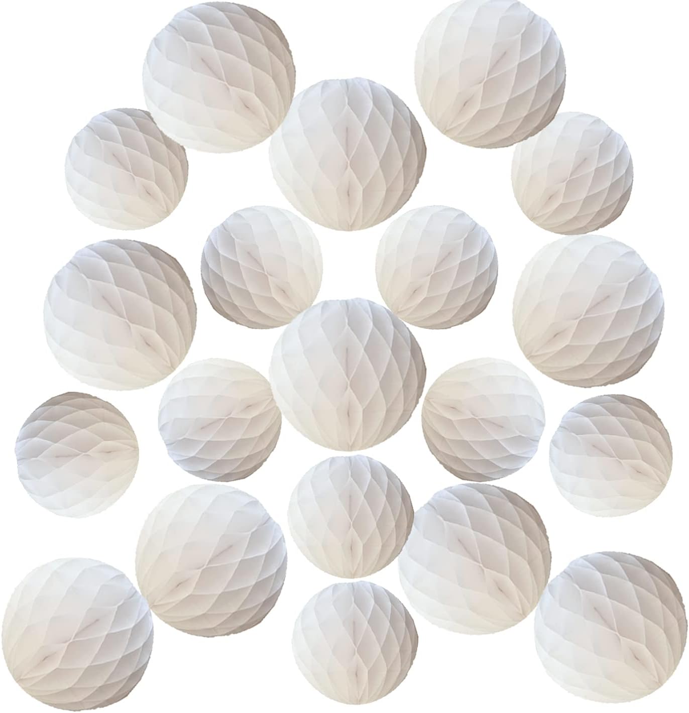 YLYs Love 20pcs Honeycomb Paper Balls Wall Decor