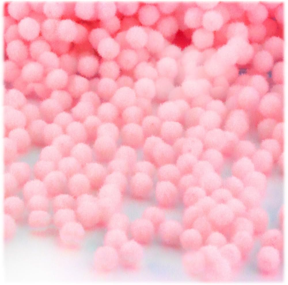The Crafts Outlet 5000 Piece Multi Purpose Pom Poms Emerald Green 7mm Acrylic