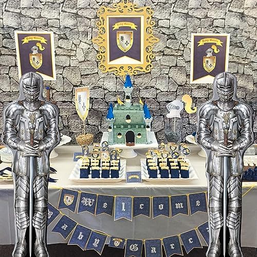 Lidmada Knight Party Balloons Medieval Castle Decorations