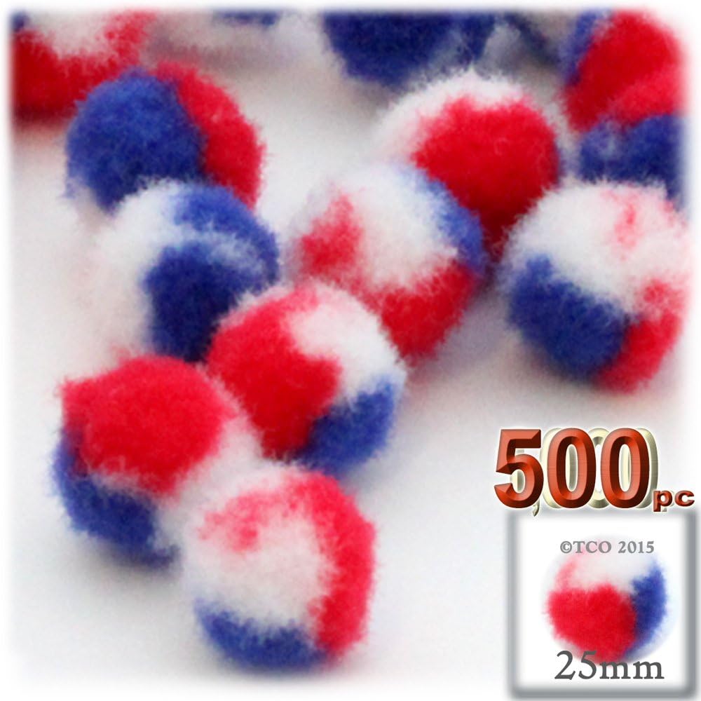 The Crafts Outlet 500-Piece Neon Green Pom Poms