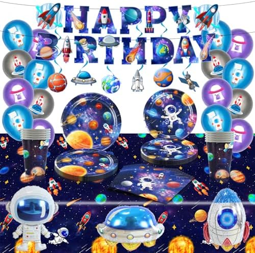 Outer Space Birthday Decor Set for Kids