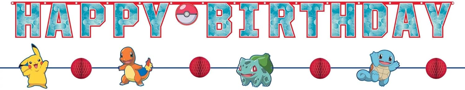 Pokmon Birthday Party Decorations and Supplies Pack