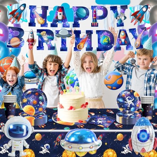 Outer Space Birthday Decor Set for Kids
