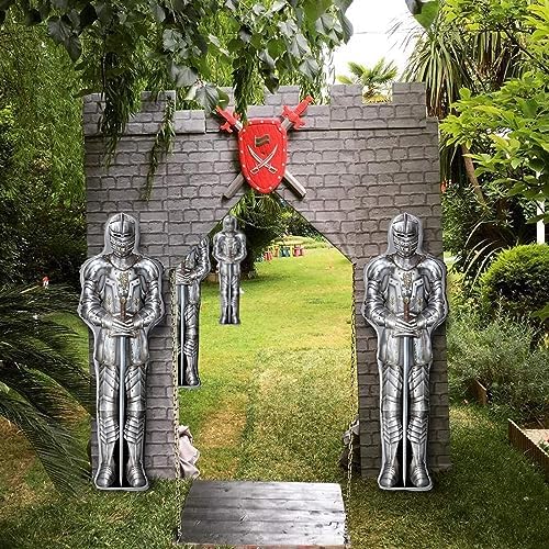 Lidmada Knight Party Balloons Medieval Castle Decorations