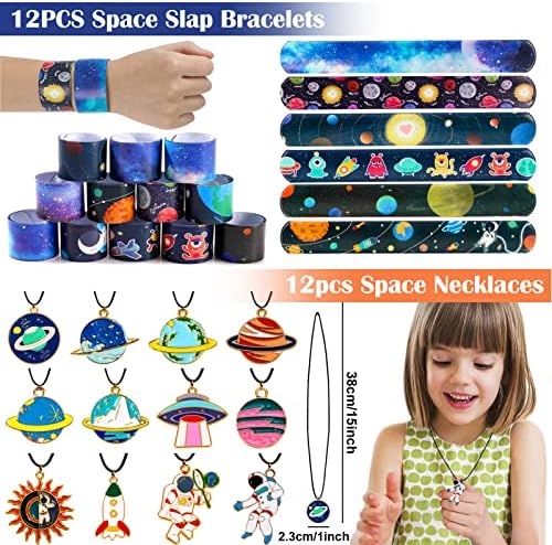 Golray 84pcs Space Party Favors Kit for Kids