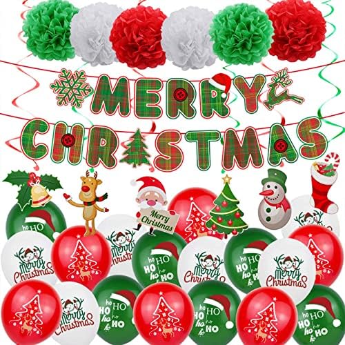 Xiksxitn 12pc Green Gradient Tissue Pom Poms Decorations