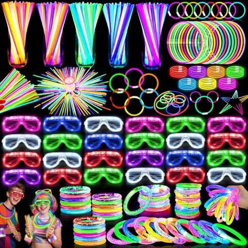 TURNMEON 148 PCS Glow in the Dark Party Supplies