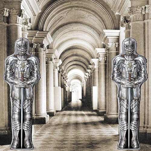 Lidmada Knight Party Balloons Medieval Castle Decorations