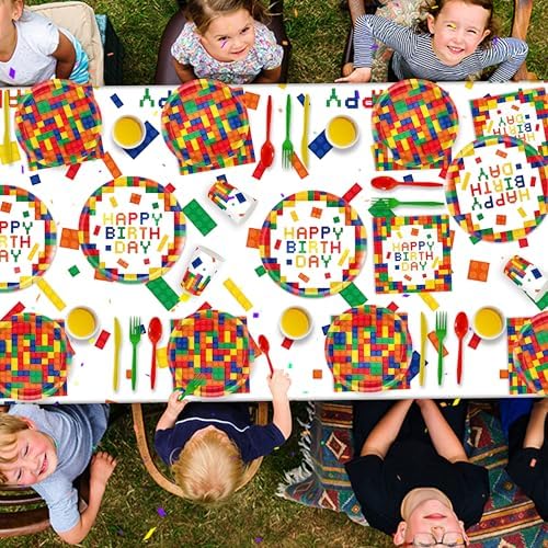 170pcs Colorful Building Block Party Supplies Set