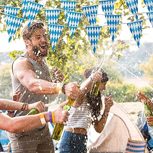 131 Feet Oktoberfest Bavarian Flag Set 4PCS