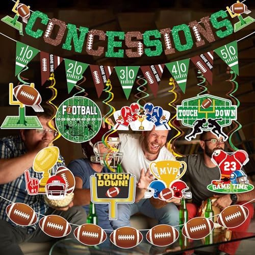 Football Party Decorations Banners Set