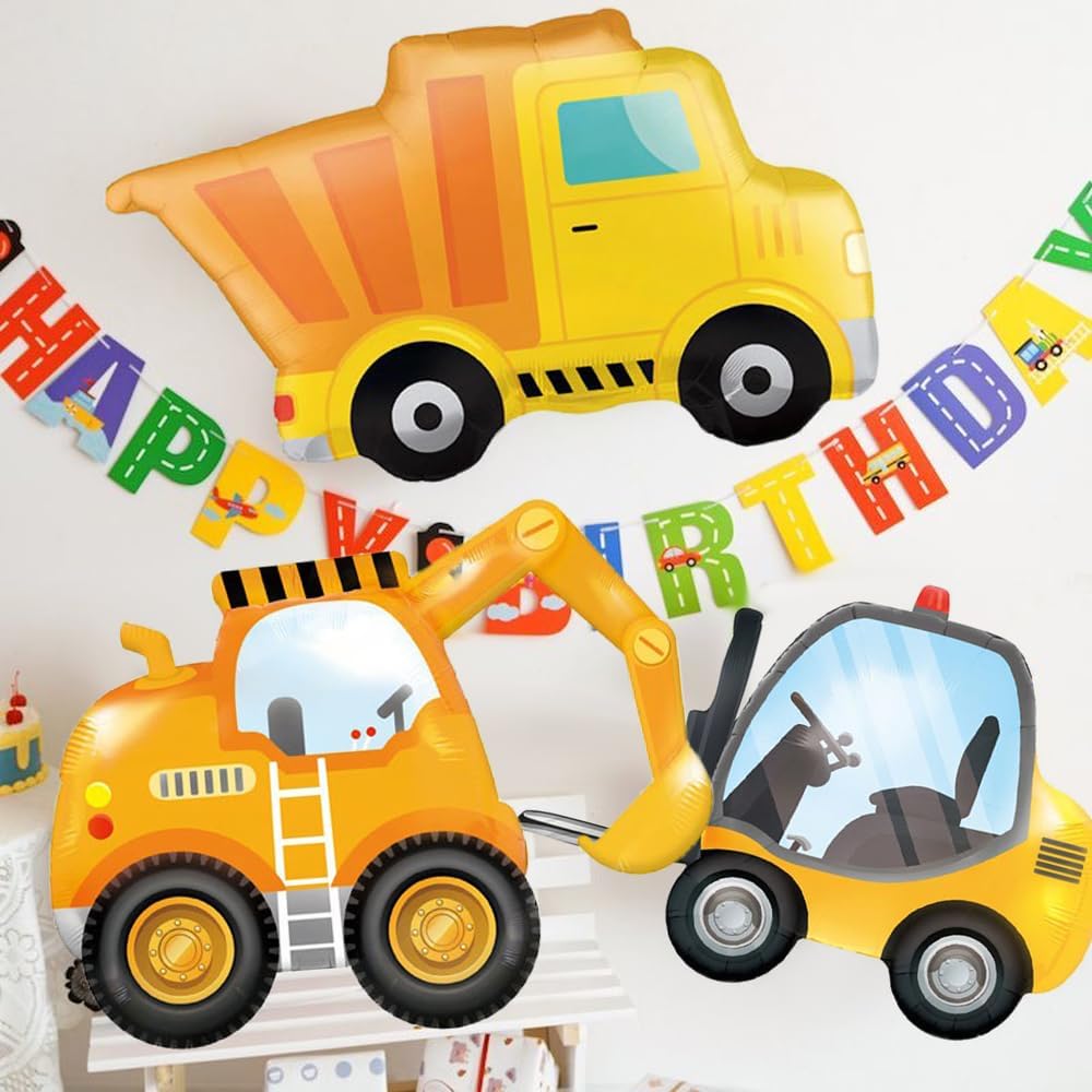 Police Car Foil Balloons 2 Pack Black Party Decor