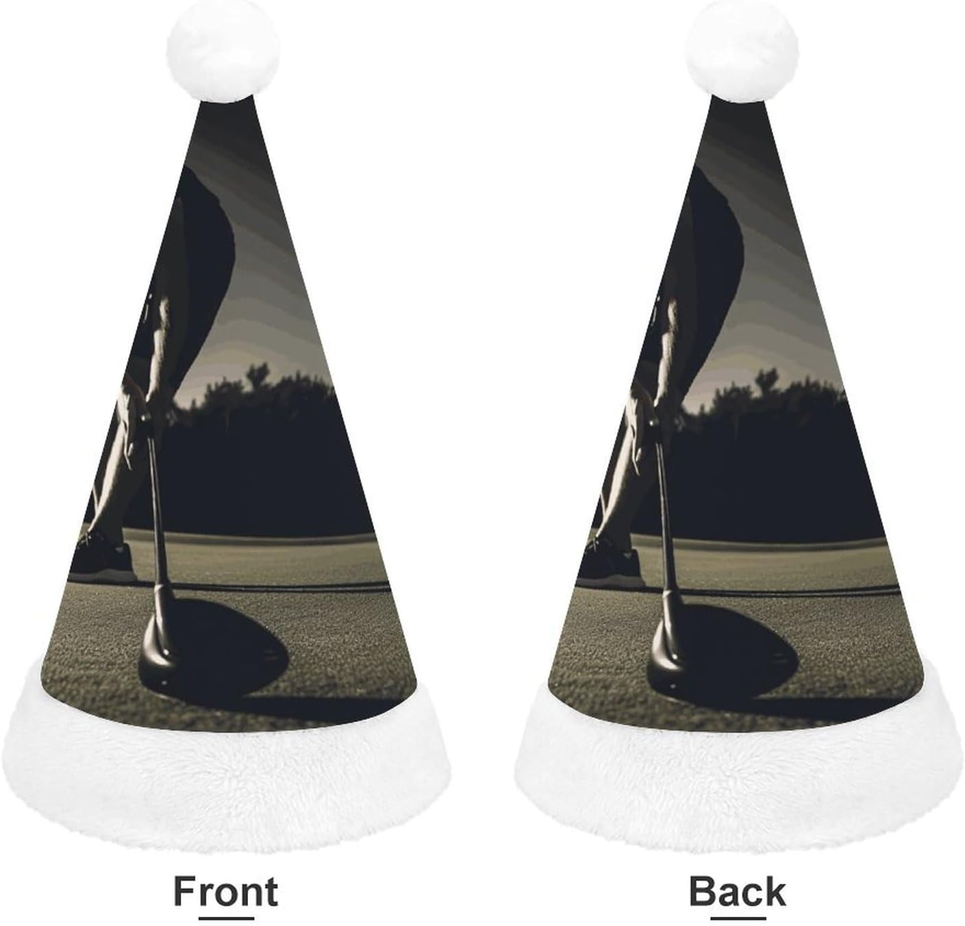 Santa Hat Golf Fitness Christmas Headwear