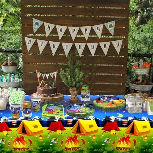 Camping Party Tableware Kit for 20 Guests