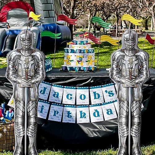 Lidmada Knight Party Balloons Medieval Castle Decorations