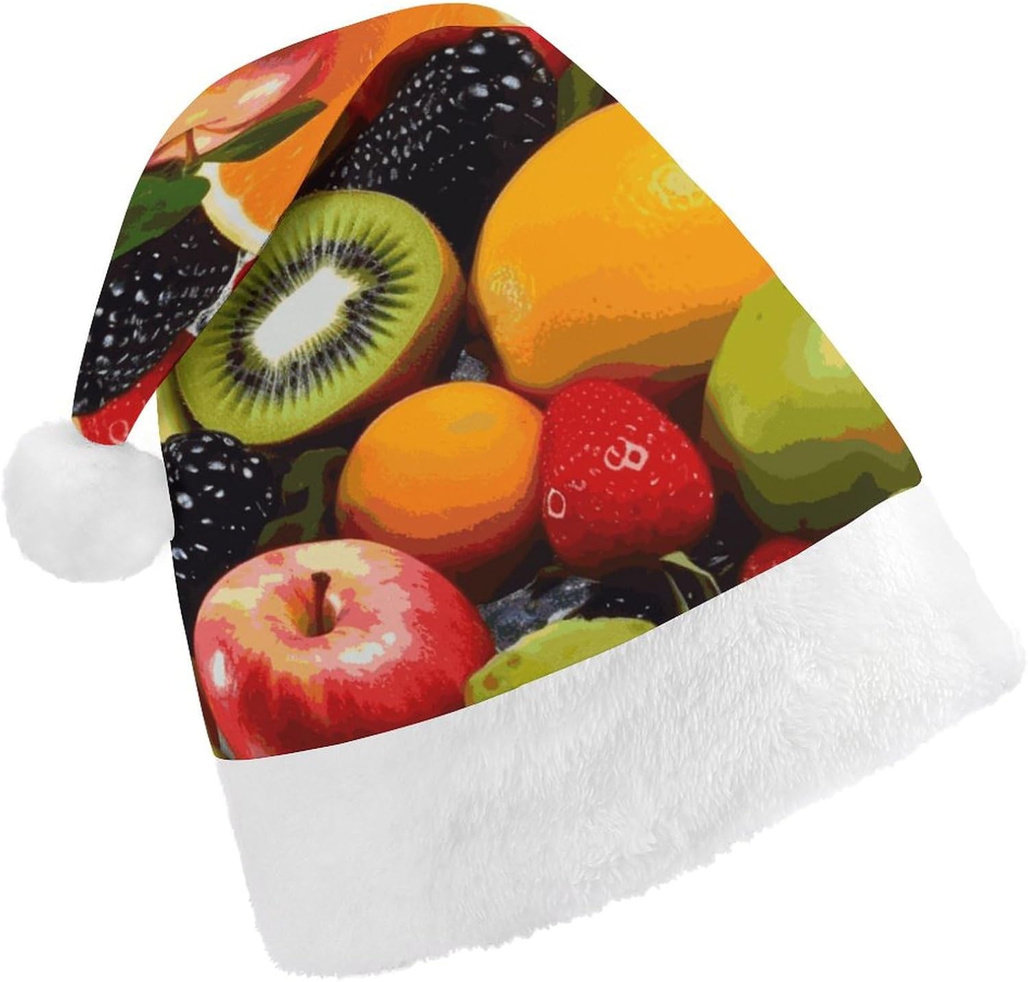Colorful Fruit Santa Hat Christmas Party Headwear