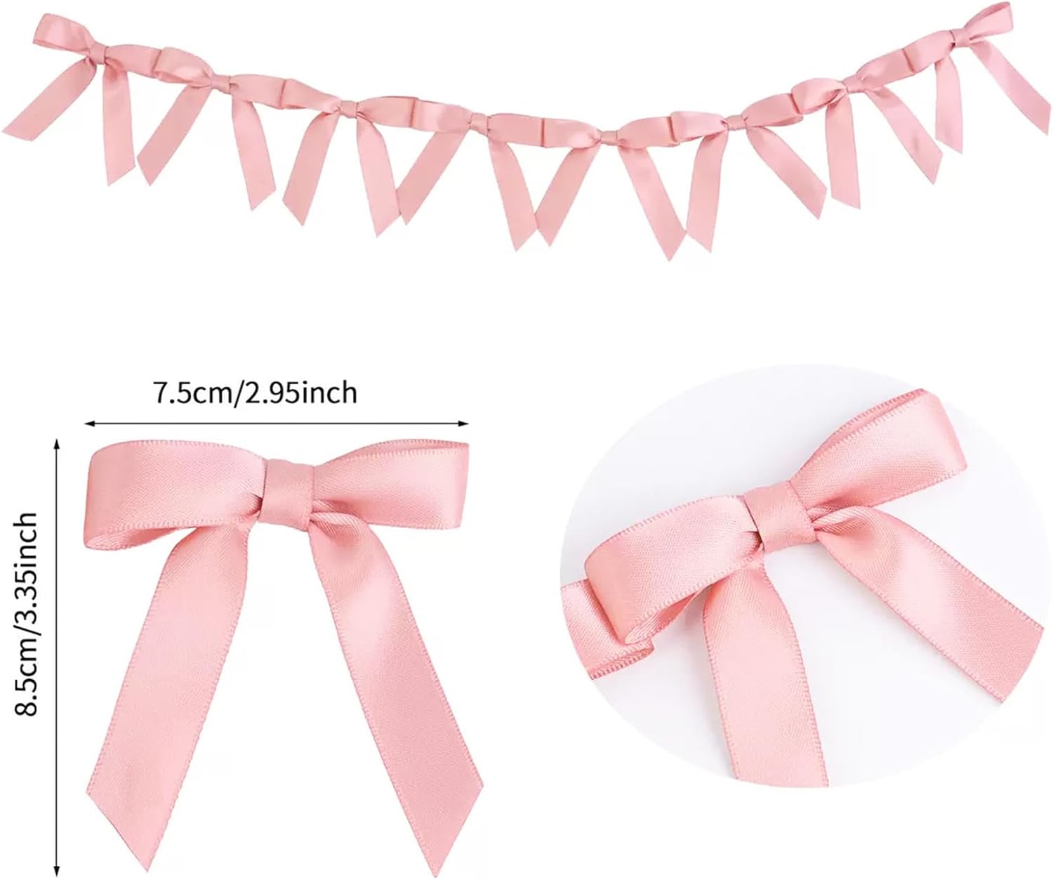 YKW 2 Pack Pink Ribbon Banners 8ft Each 1