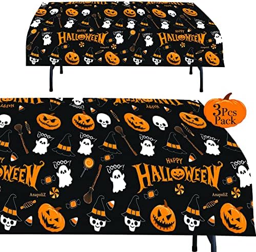 AnapoliZ Halloween Tablecloth Set 3 Pcs 54x102
