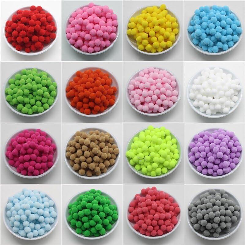 EdricShop 400Pcs 10mm Tissue Pom Poms Wedding Decor