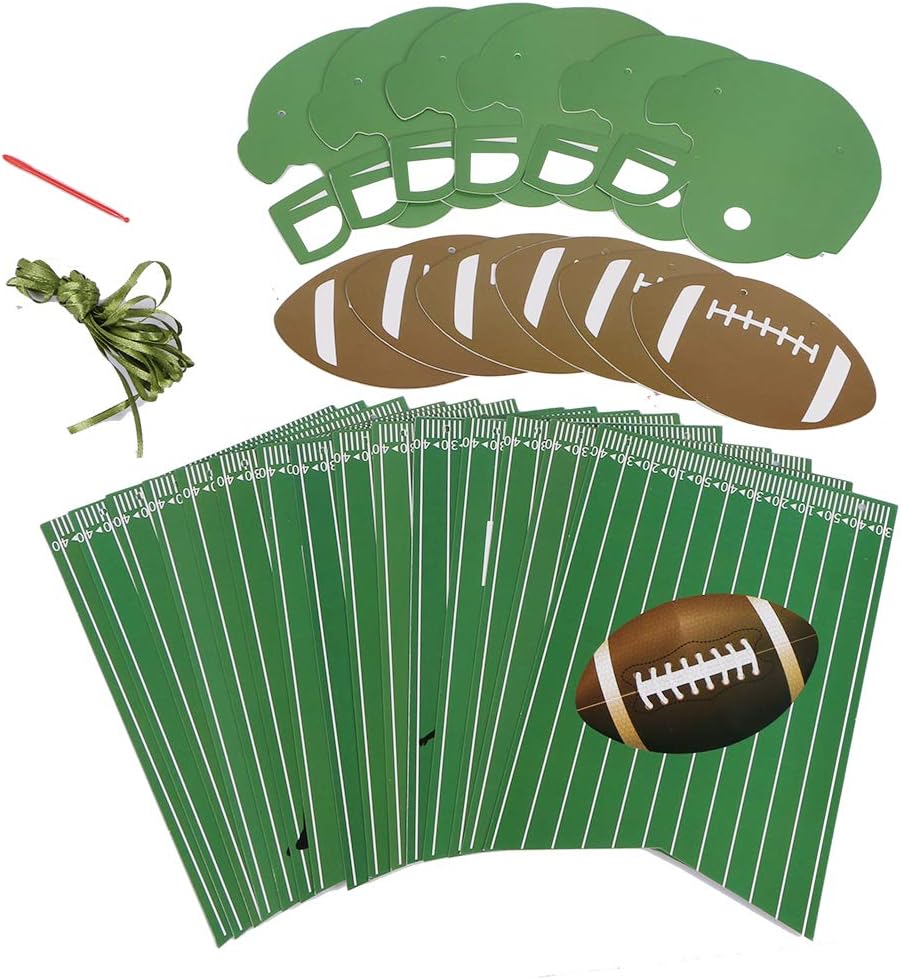 4PCS Football Party Birthday Banner Decorations