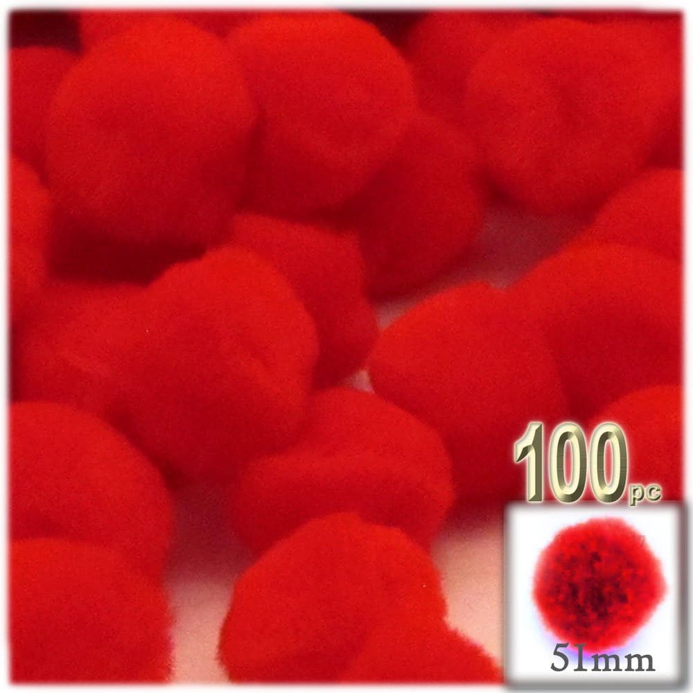 The Crafts Outlet 100-Piece Purple Pom Poms