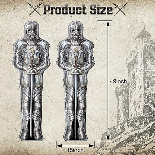 Lidmada Knight Party Balloons Medieval Castle Decorations