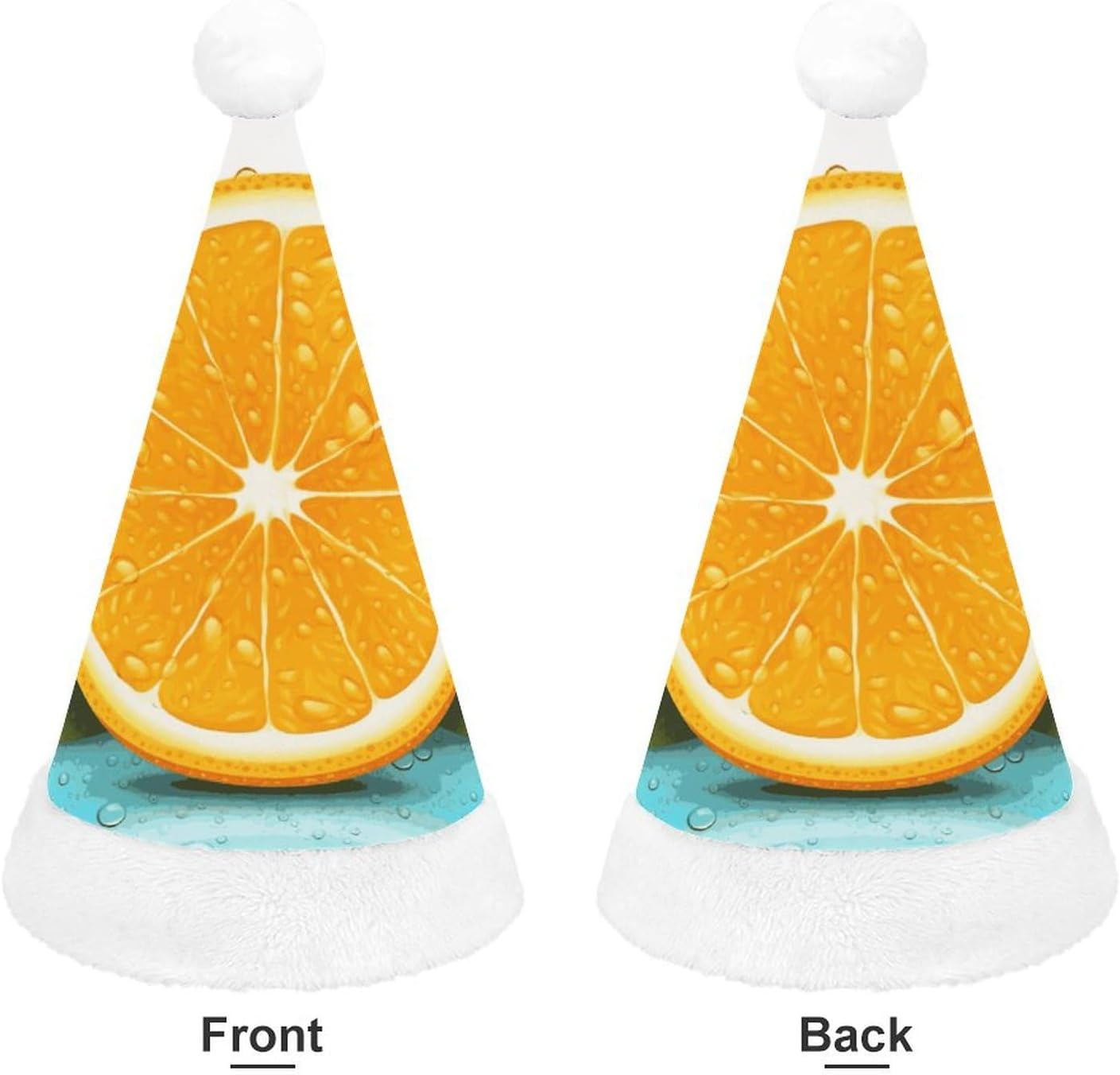 Santa Hat Fresh Orange Christmas Party Hat Headwear