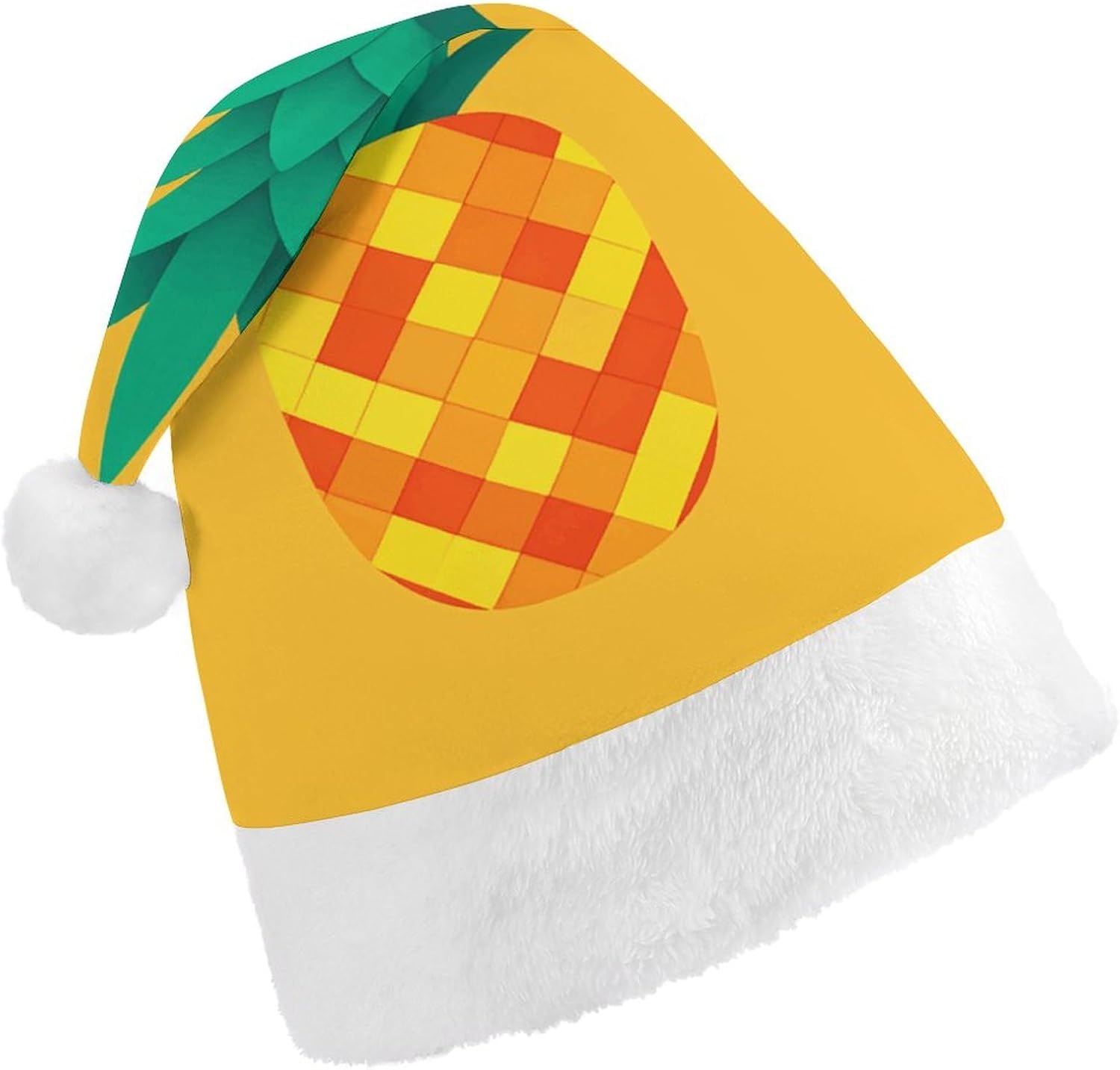 Tropical Pineapple Santa Hat Christmas Party Headwear