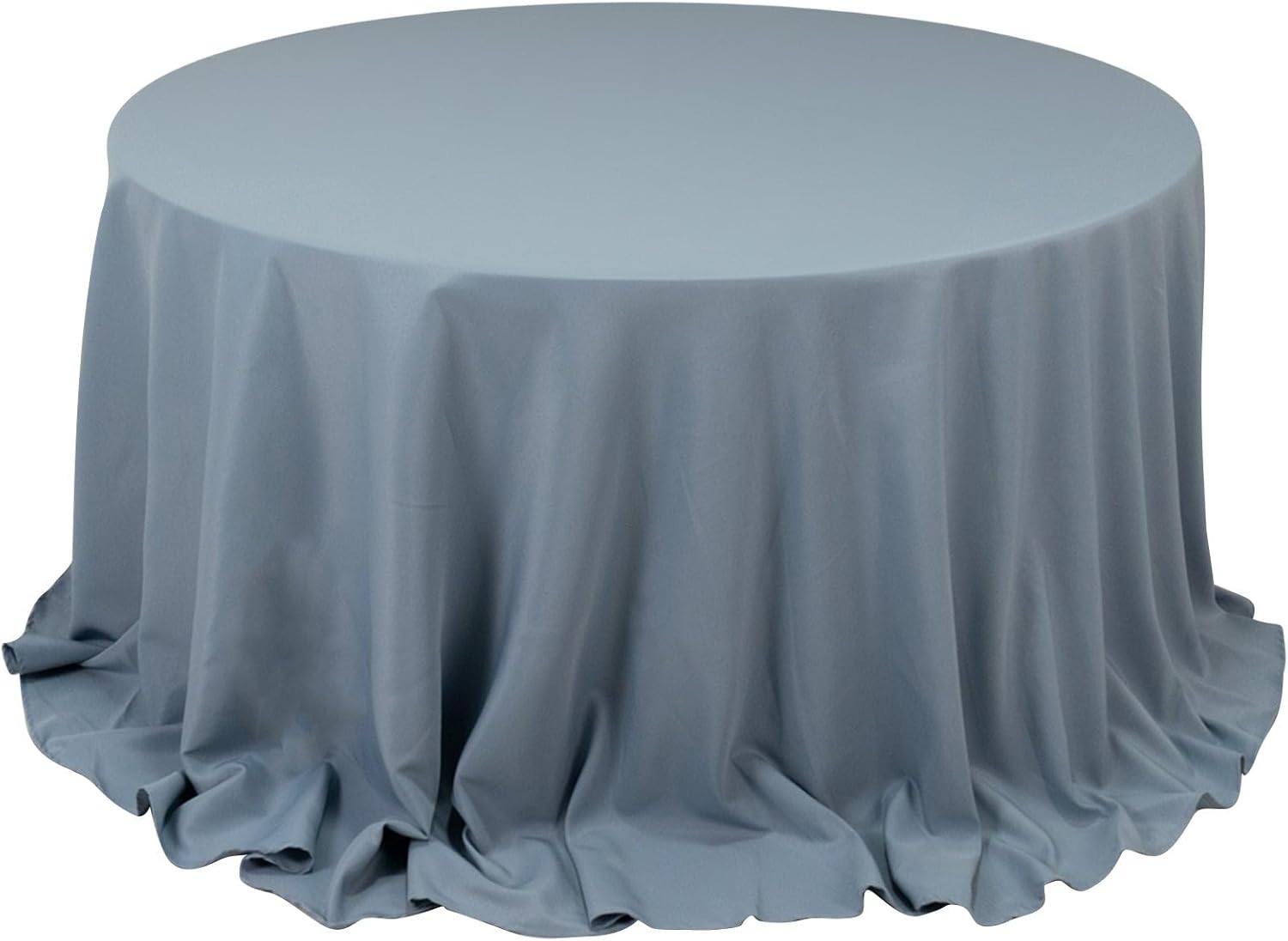 Balsa Circle 132 Inch Dusty Blue Round Tablecloth