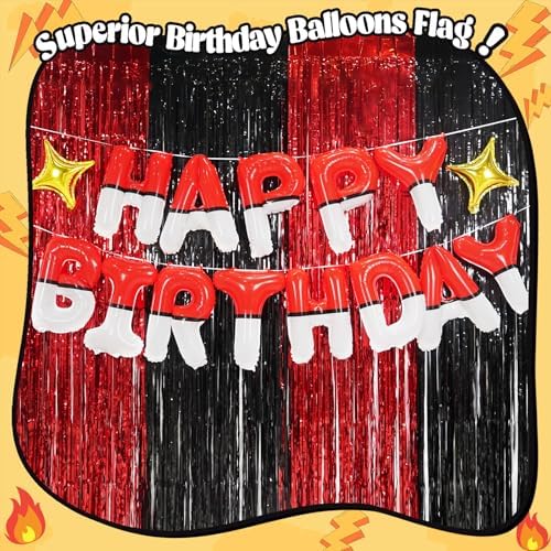YIIHMEI Happy Birthday Balloons with Anime Letters