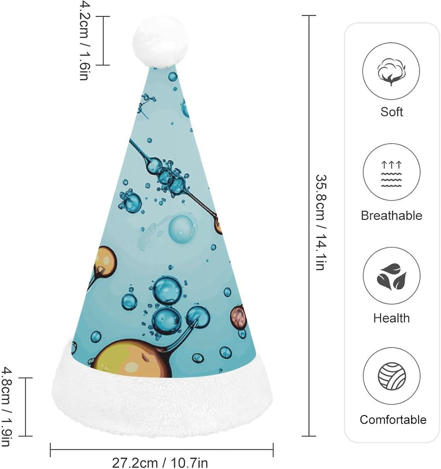 Christmas Hat for Adults - Festive Plush Headwear