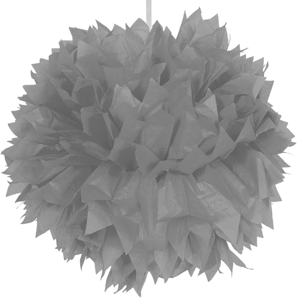 Folat Silver Pompom 30 cm Pack of 1
