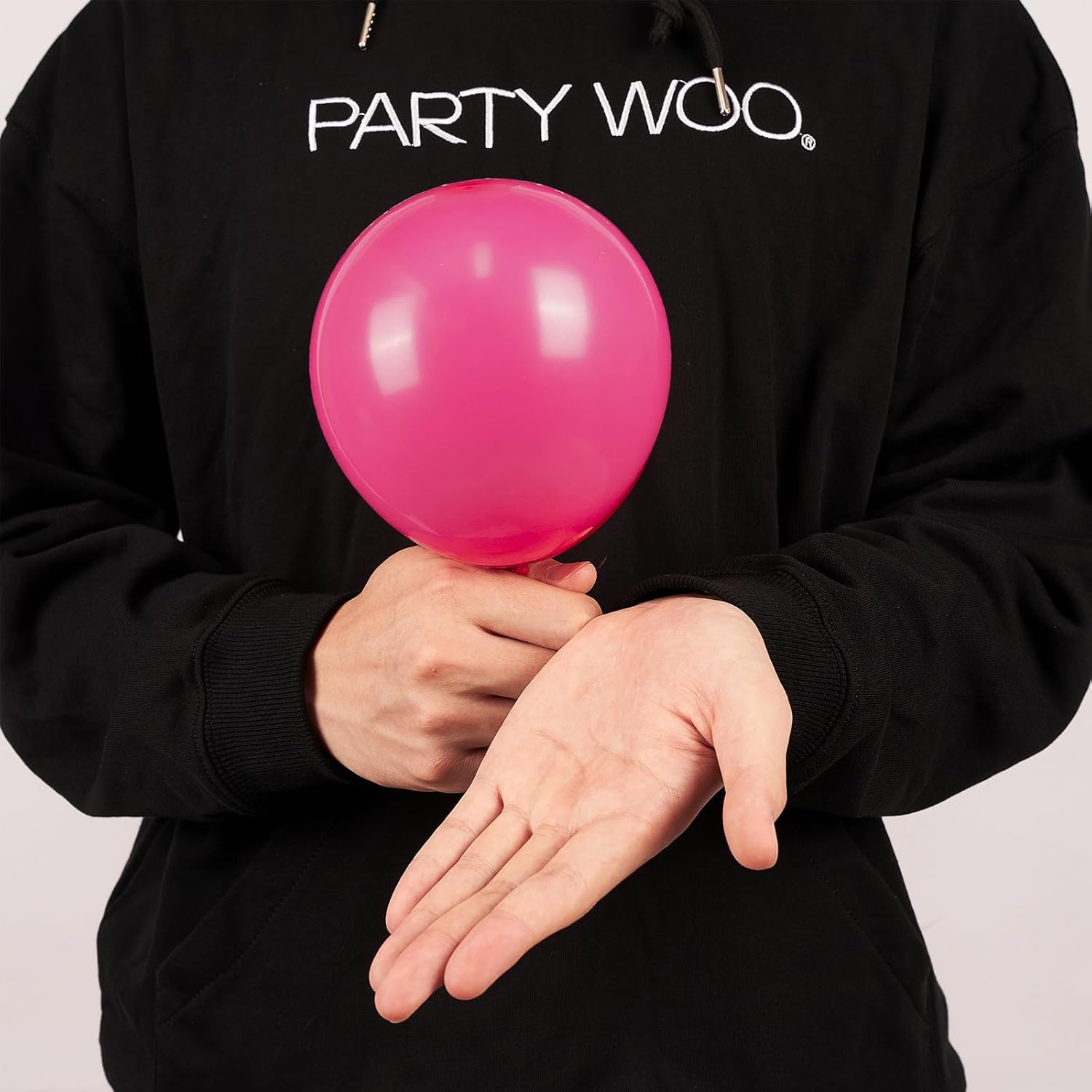 PartyWoo 50pcs 5 Inch Pink Latex Balloons for Decorations