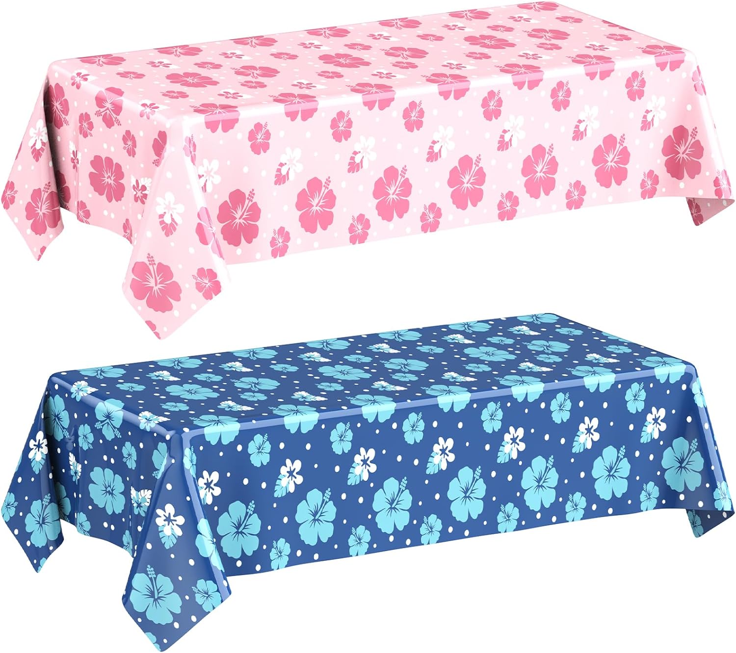 Oudain Hawaii Hibiscus Tablecloth Set