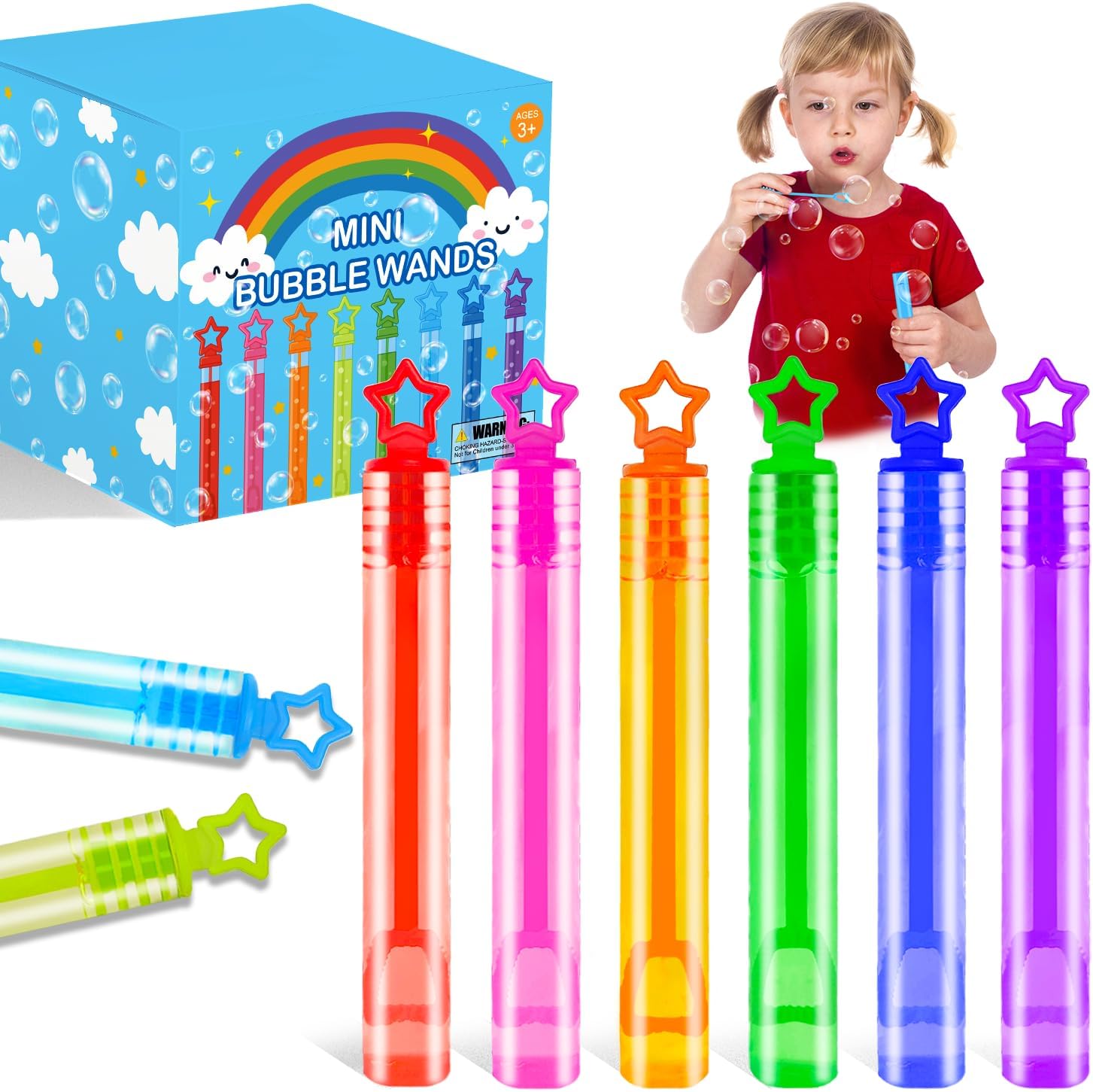 Wondrus Bulk Mini Bubbles Party Favors 100 Pack