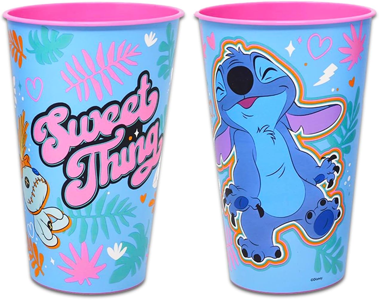 Disney Stitch Reusable Tumbler Cup Pack 6 Piece