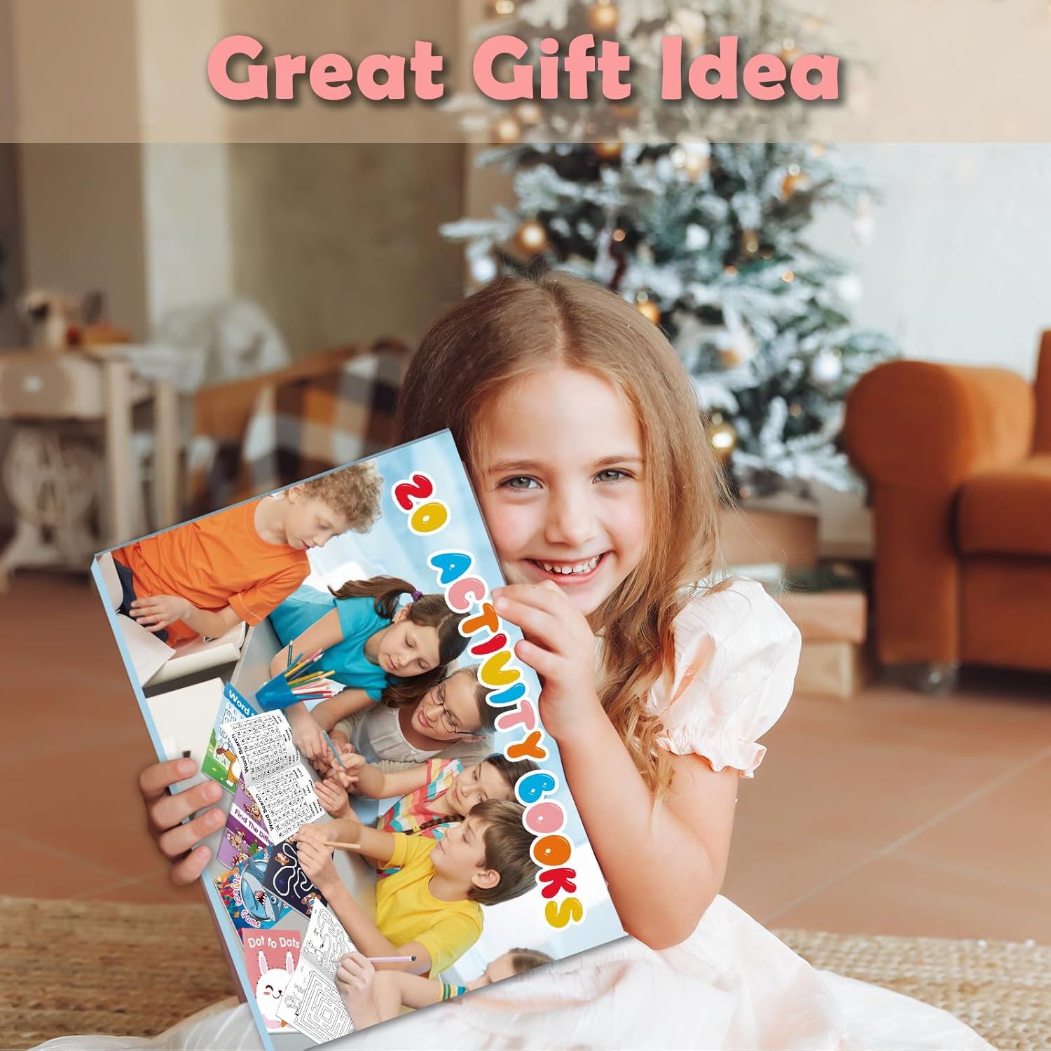 20 Pack Small Activity Books for Kids Age 4-8