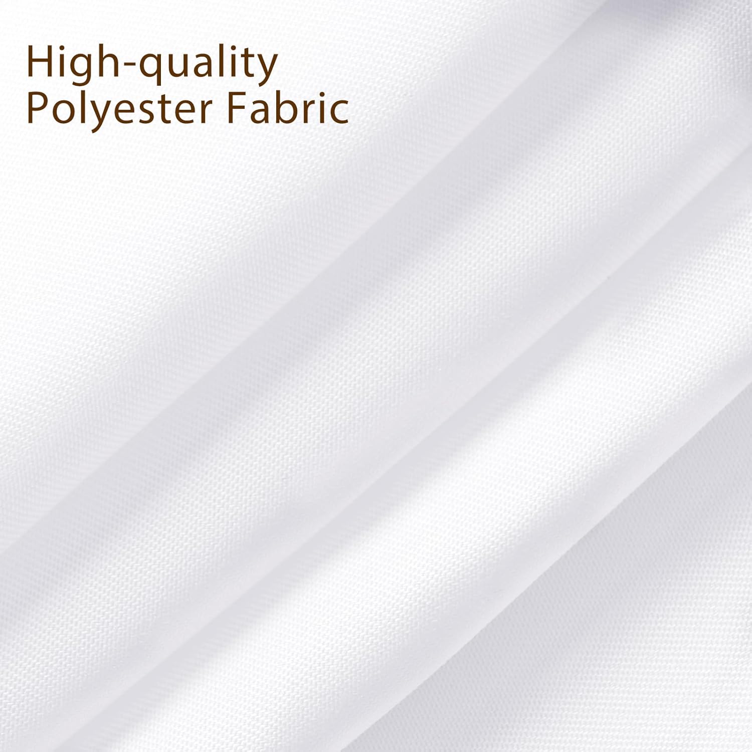 Fixwal 10 Pack White Tablecloths 60x102 Inch Rectangle