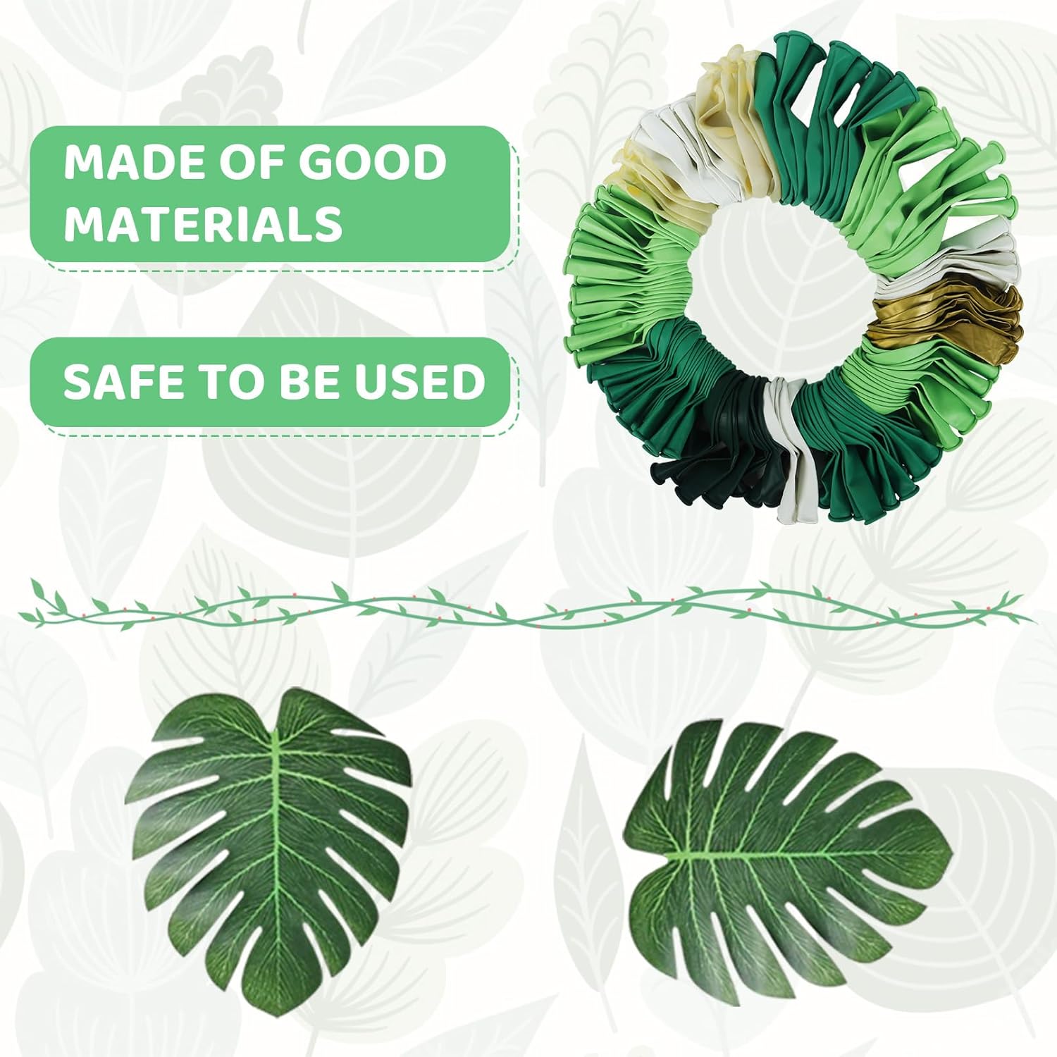 Amandir Jungle Party Balloons Garland Arch Kit