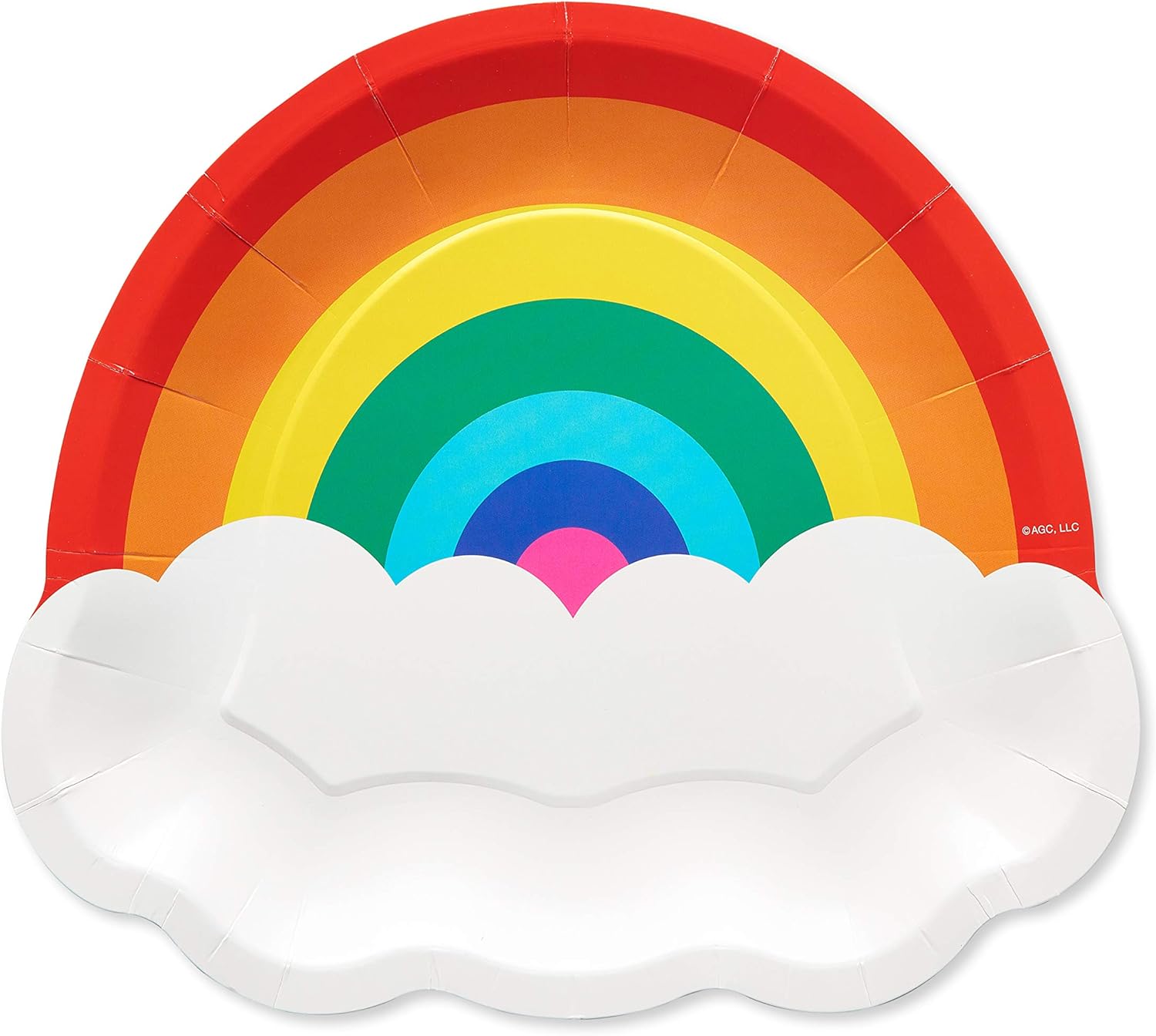 American Greetings Rainbow Dinner Plates 36 Count