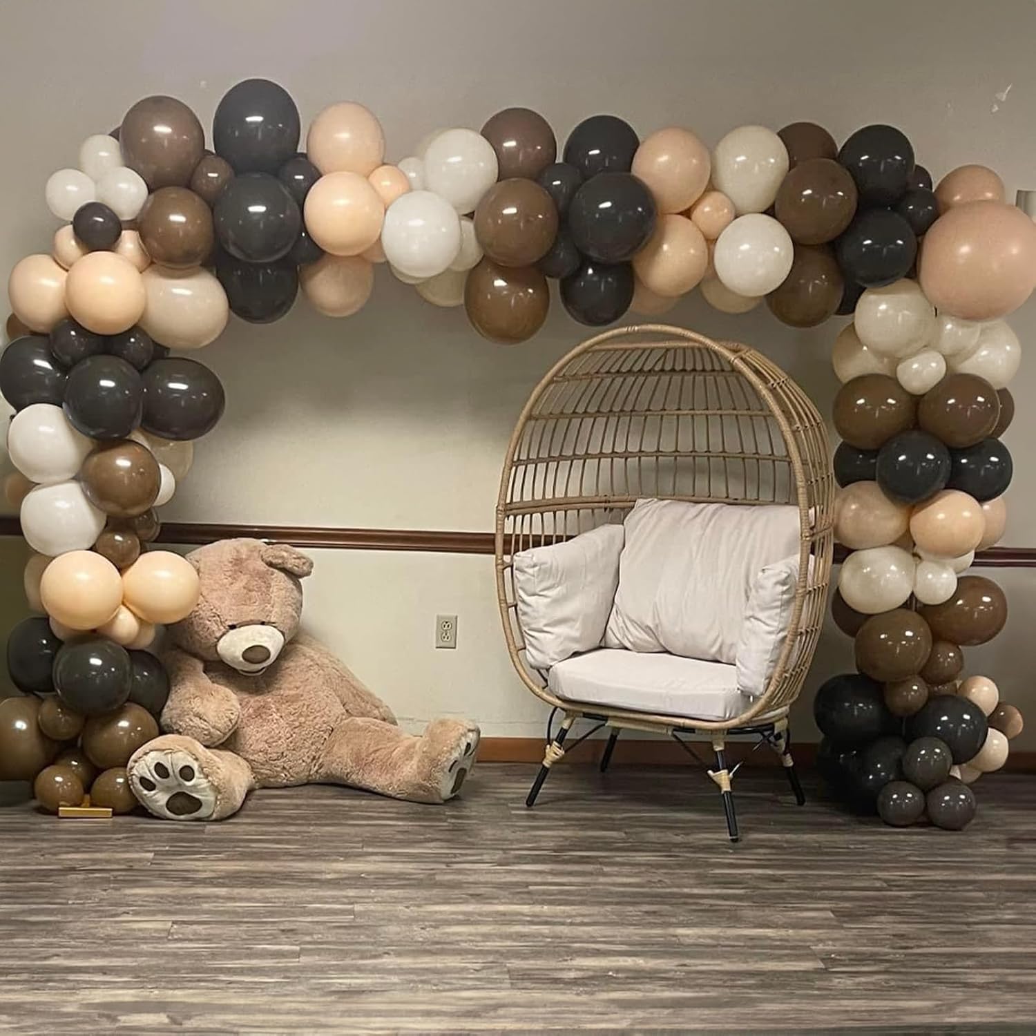 Brown Balloons Set 35 Pcs 12 Inch Neutral Party Decorations