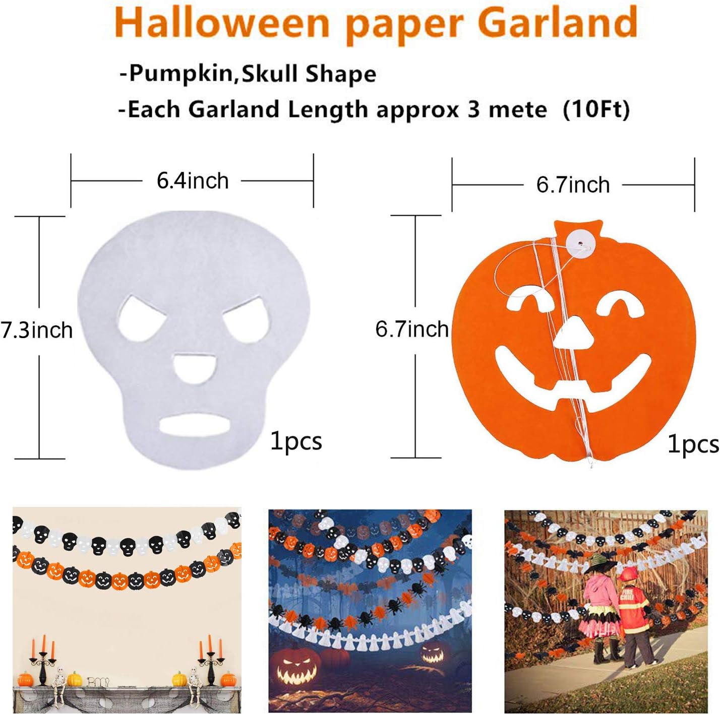 Sandeye Halloween Decorations All-in-One Pack for Kids