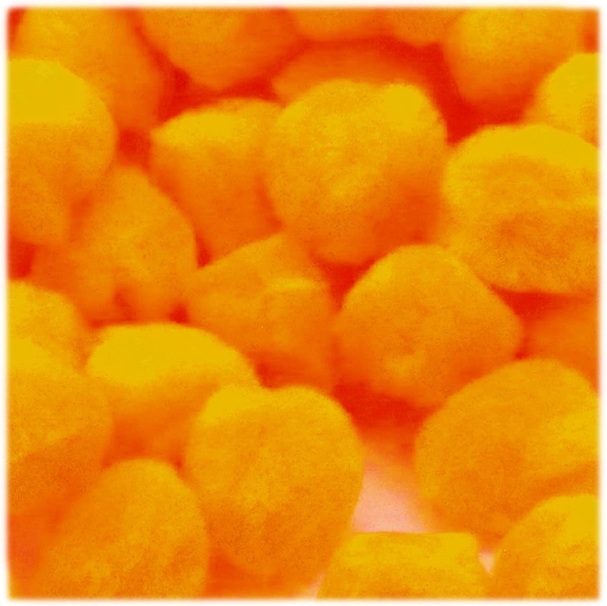 The Crafts Outlet 1000 Piece Multi Purpose Pom Poms Sun Yellow Acrylic 12mm