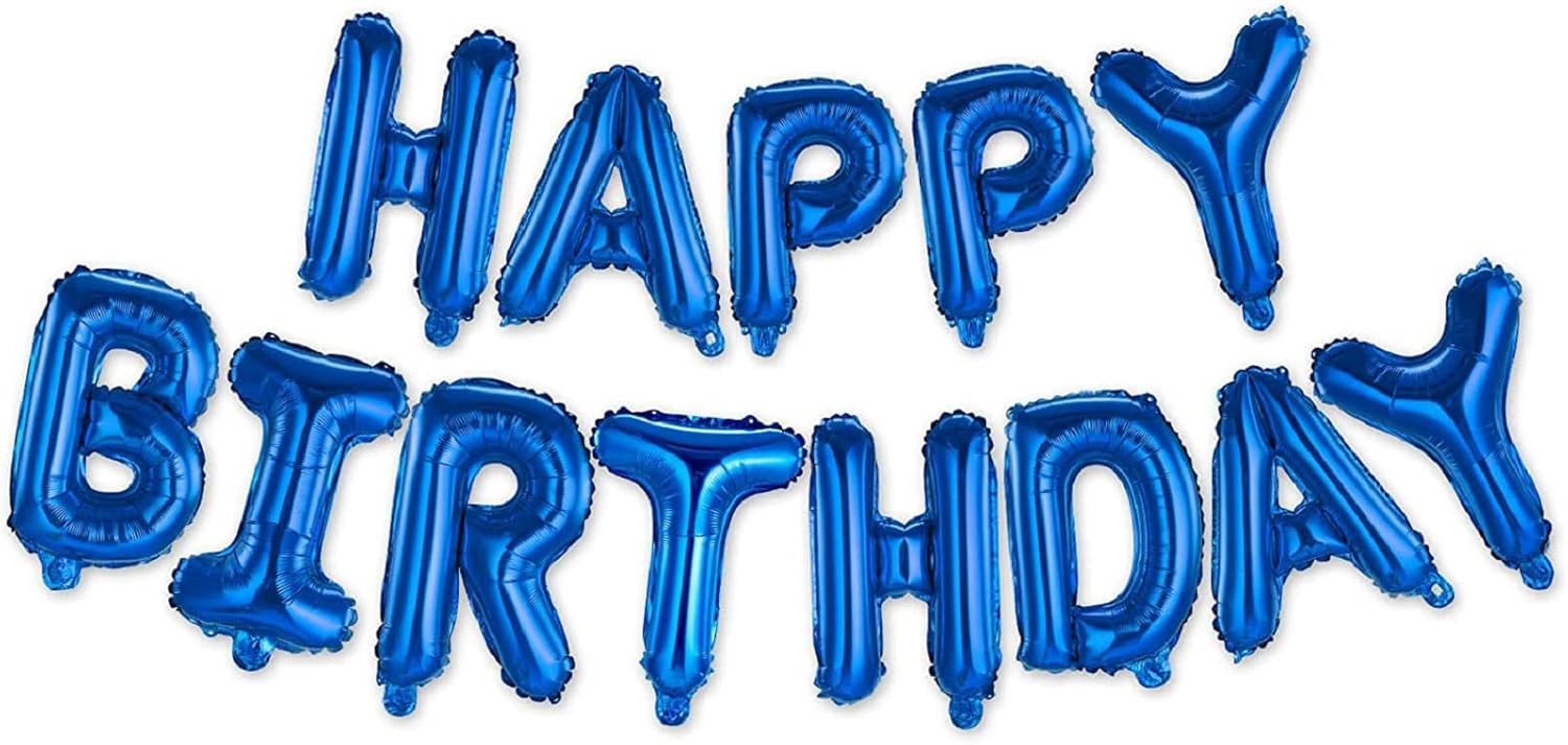 Happy Birthday Balloon Banner 16 Inch Inflatable Kit
