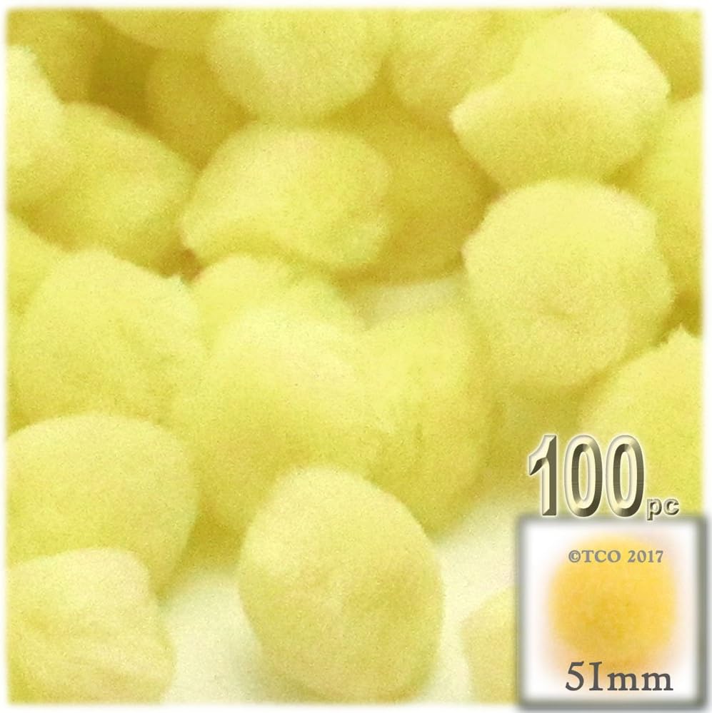 The Crafts Outlet 100-Piece Turquoise Blue Pom Poms