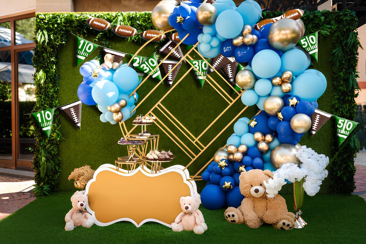Football Party Banner Hanging Garland Decorations 4Pcs