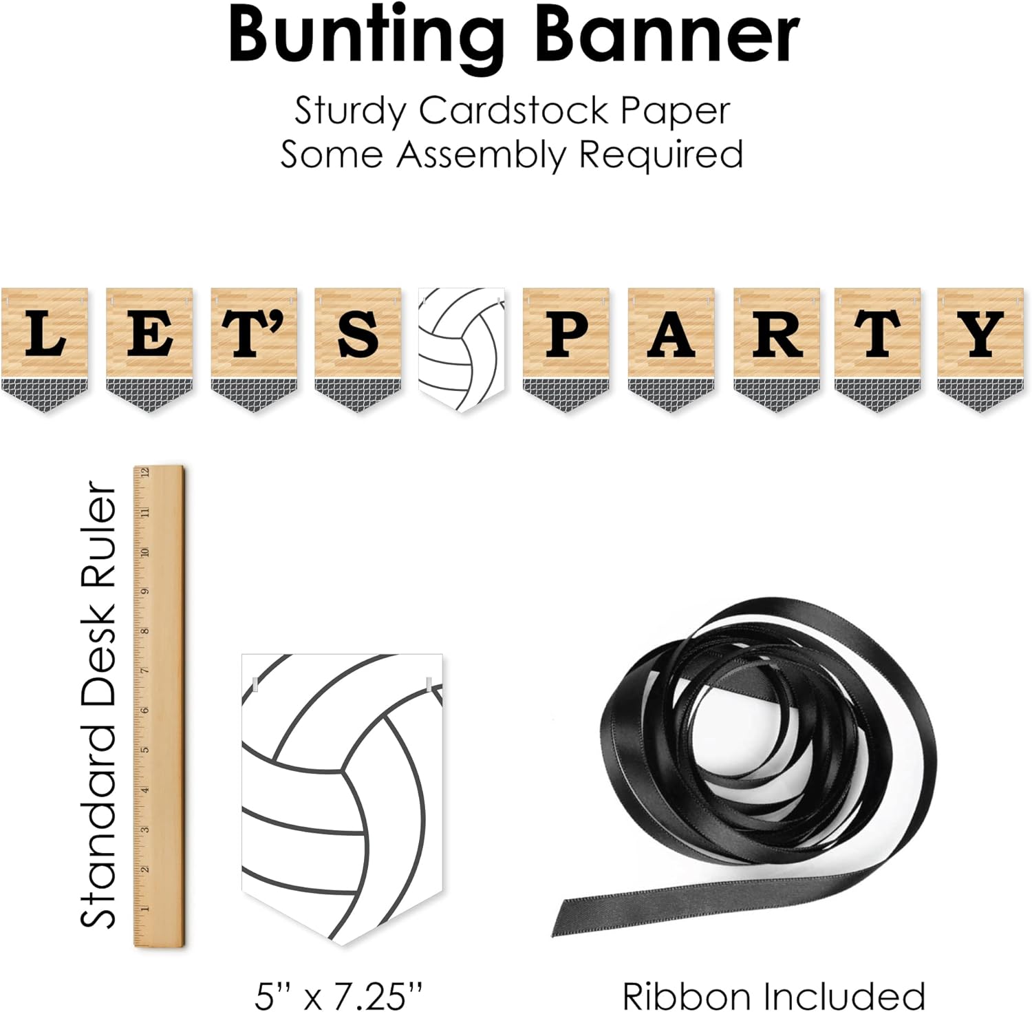 Big Dot of Happiness Volleyball Decor Kit 51 Pieces